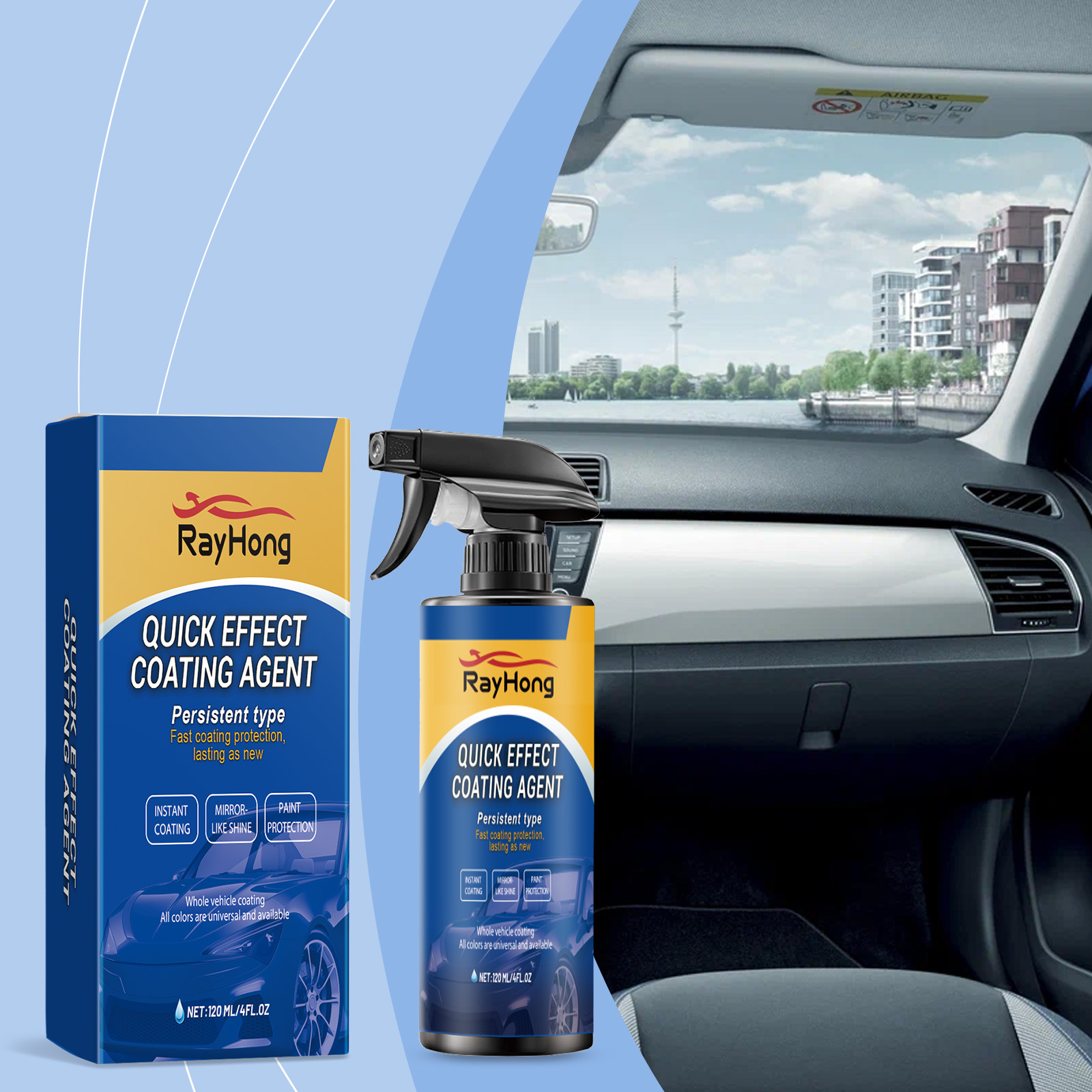 Car Wax Ceramic Coating - Spray de Revestimiento Cerámico para Autos,