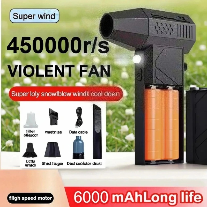 Dryer Car Blower - Ventilador Turbo de 450000RPM, Motor sin