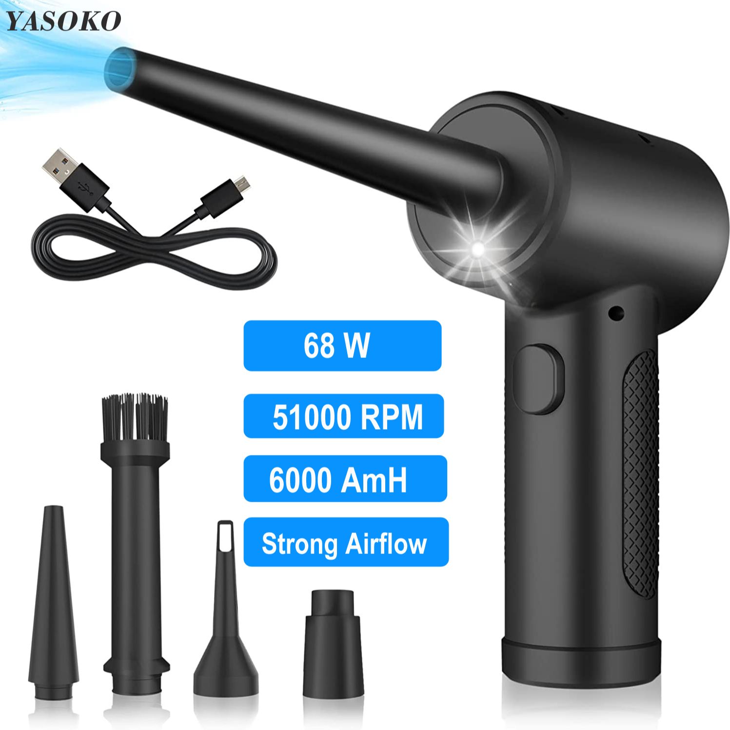 Plumero de aire comprimido par - Dryer Car Blower reseña y precio