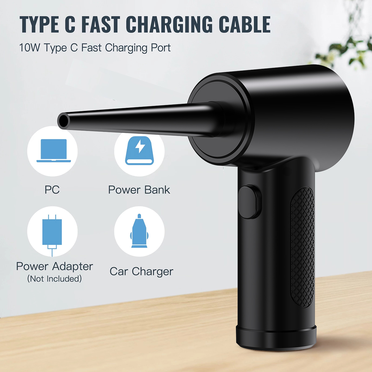 Plumero de aire comprimido par - Dryer Car Blower reseña y precio