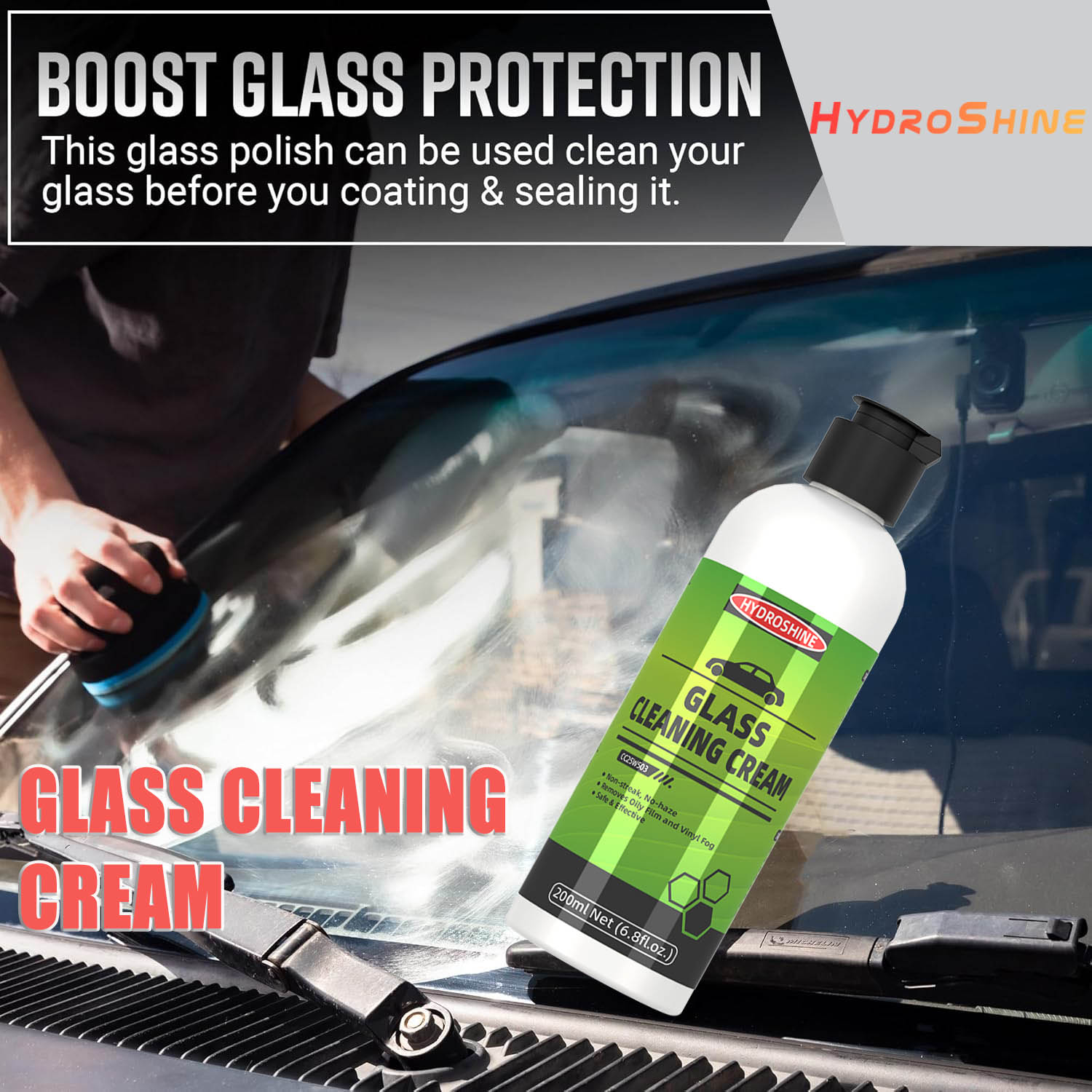 Hydroshine-crema eliminadora d - Glass Cleaner Streak reseña y precio